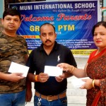मुनि इंटरनेशनल स्कूल में कृतज्ञता दिवस (ग्रैंड पीटीएम) आयोजित